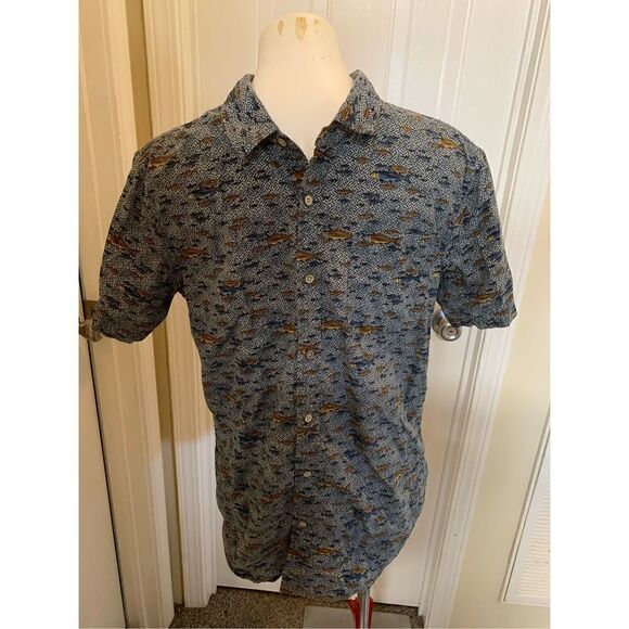 Dirty Laundry Men’s button down short sleeve shirt - Picture 1 of 7